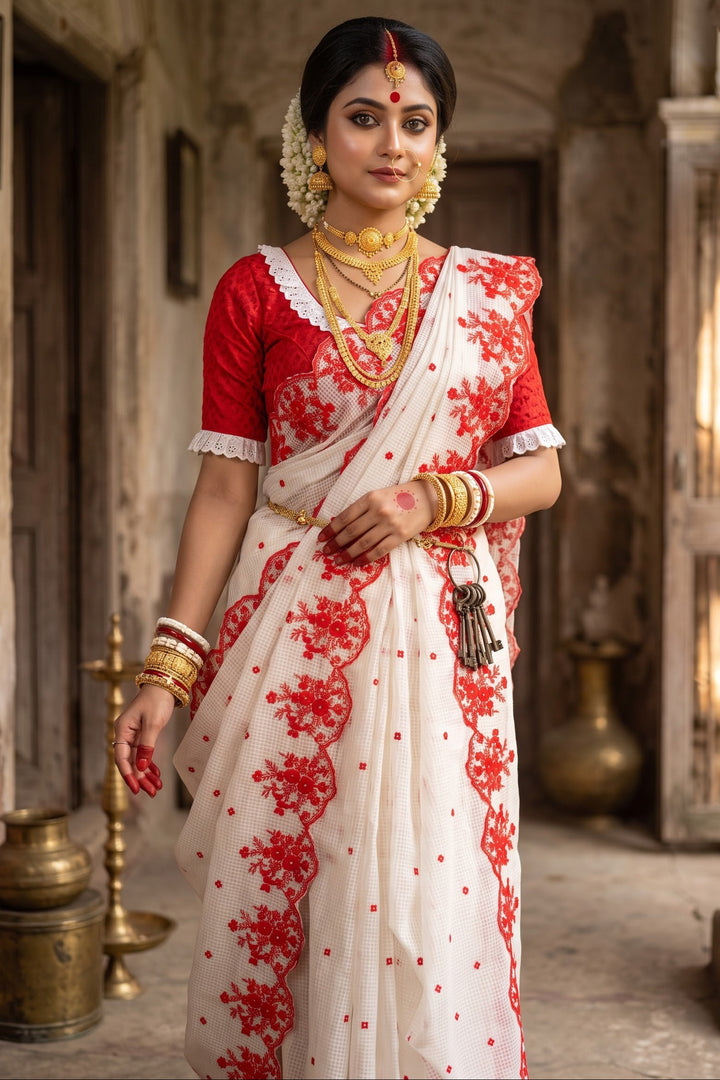 House of Elegance-  Reshom Kota Saree