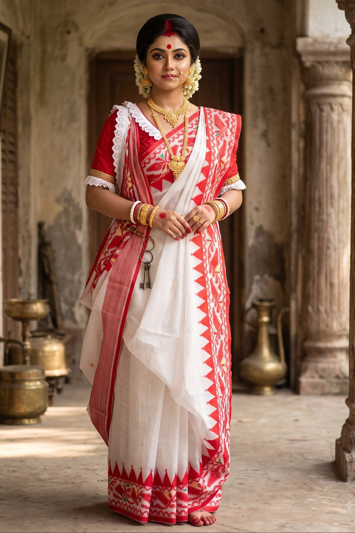 Milon Bela – The Fusion Resham Kota Saree