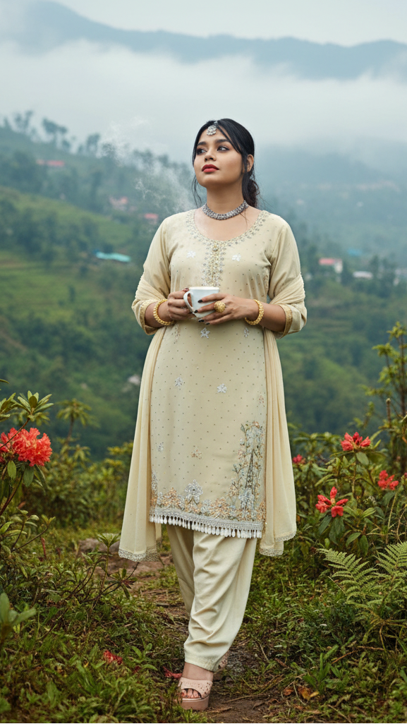 Glamour And Grace(Party wear Kurti set)