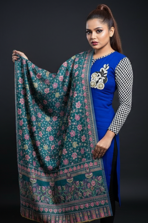 Cozy Warmth- Shawl Collection(Maple Leaf Design)