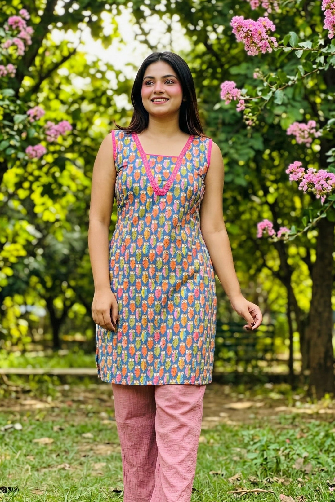 Fortune Favors-Cotton Kurti