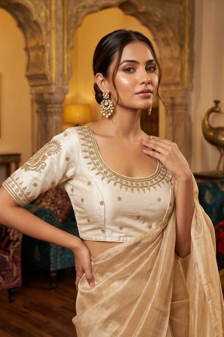 Gold Glitz New Designer Blouse