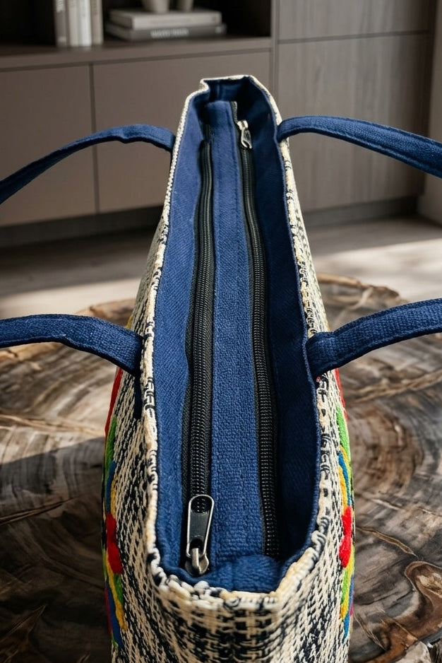 Carry Style- Dual Tone Tote Bag