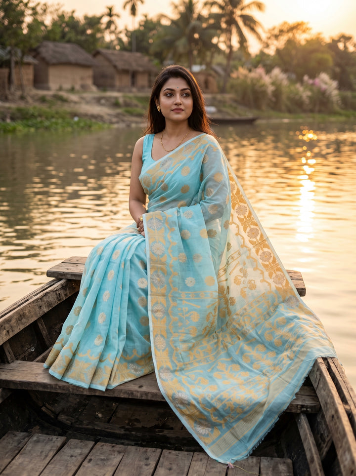 Kanaklata  Jamdani  Saree