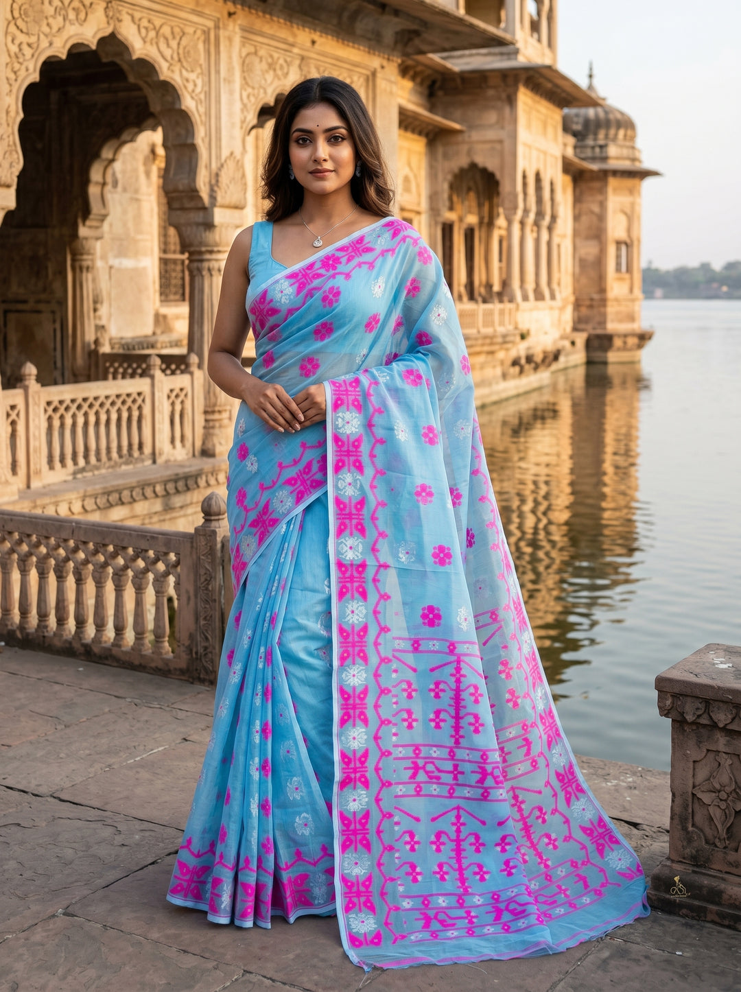 Kanaklata  Jamdani  Saree