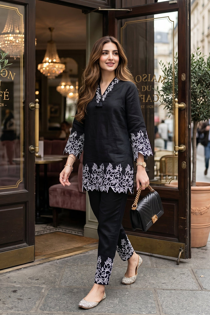 Accord Smarty Co-Ord Set(Black)