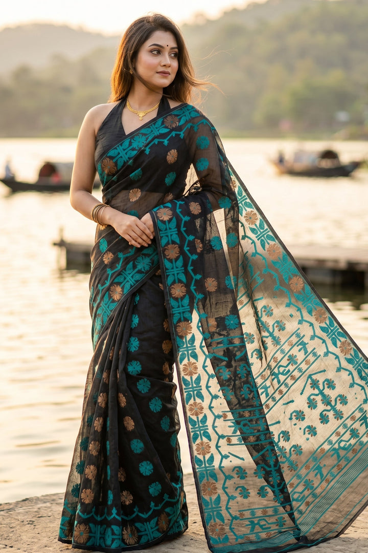 Kanaklata  Jamdani  Saree