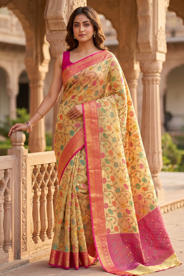 Swarn Pushpa  Banarasi  Saree