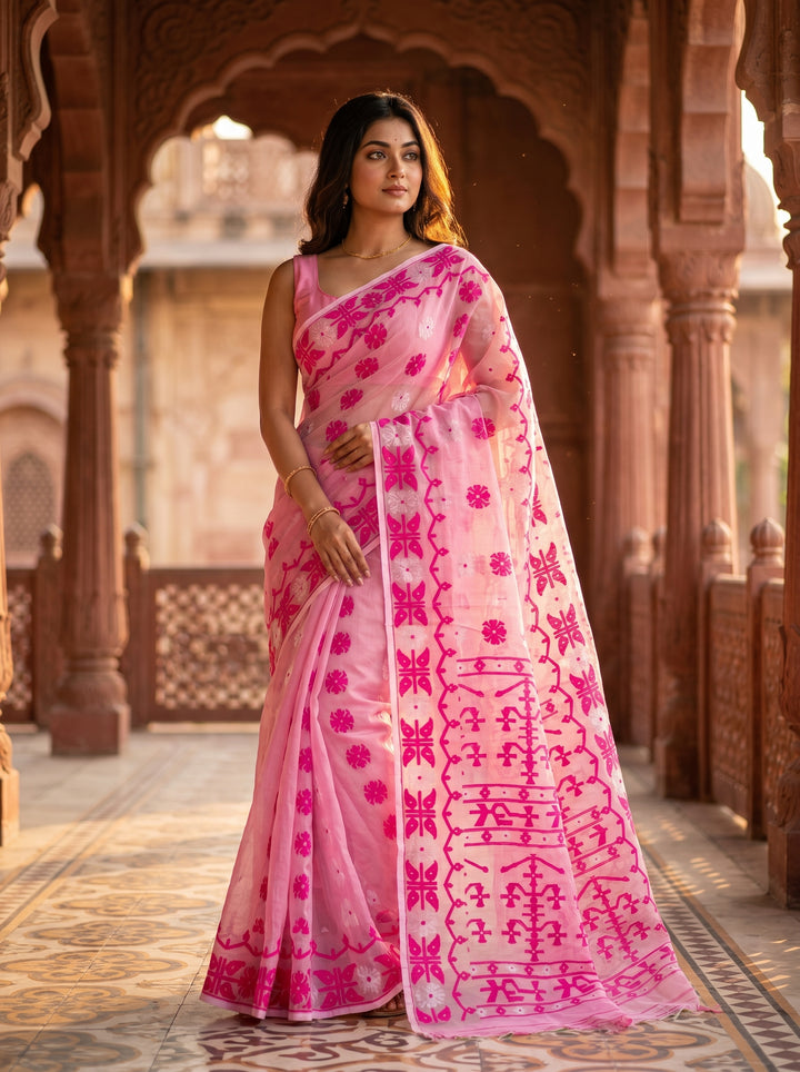 Kanaklata  Jamdani  Saree