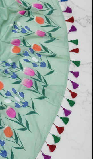Tulip Vibe Mul Cotton Saree