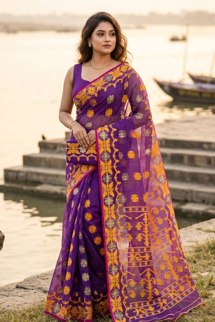 Kanaklata  Jamdani  Saree
