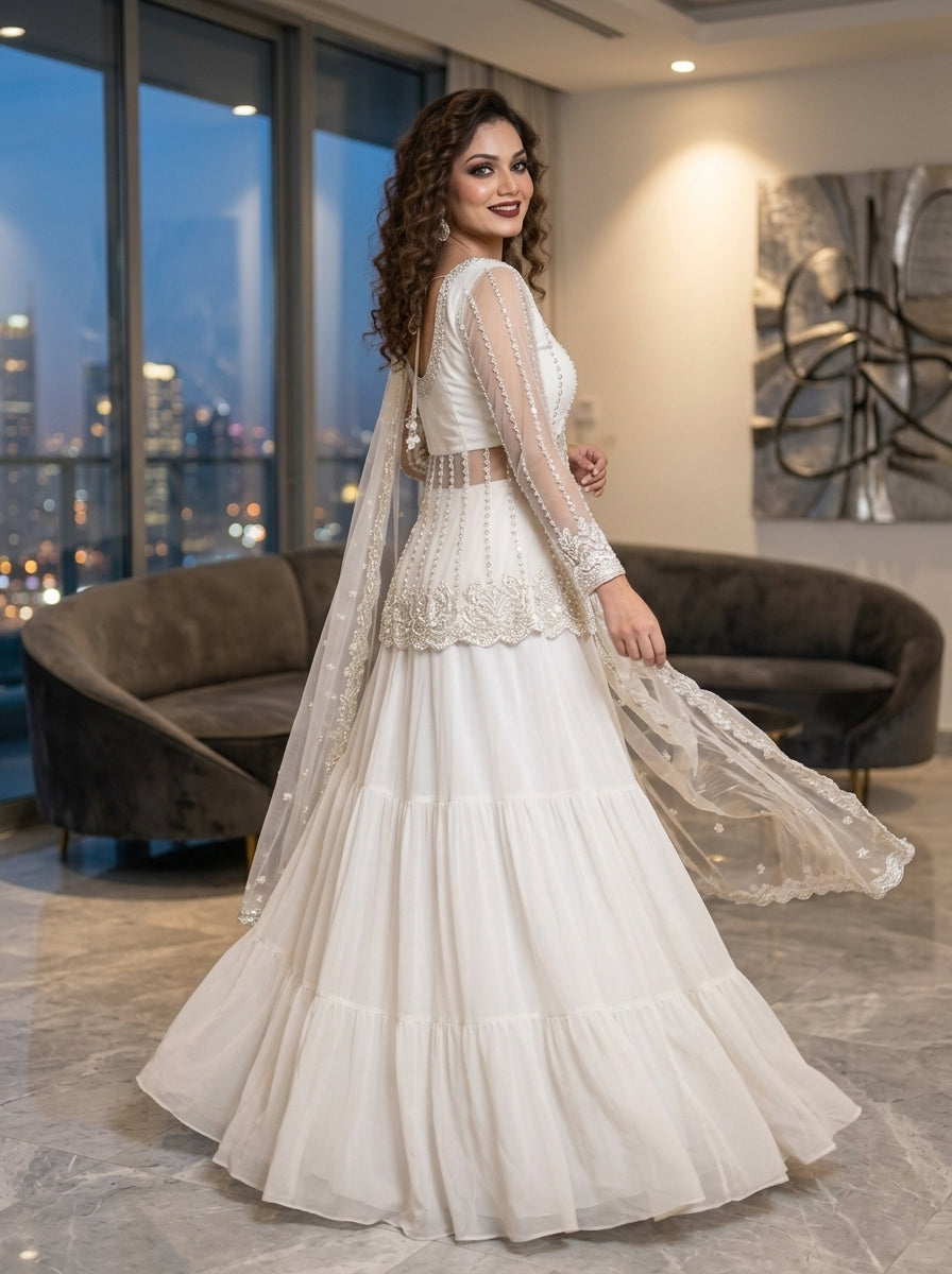 Crystal Radiance Designer Sharara Set