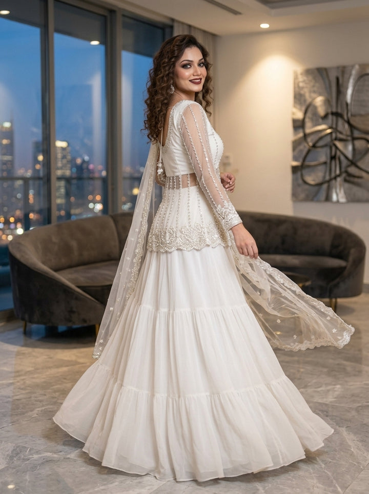 Crystal Radiance Designer Sharara Set