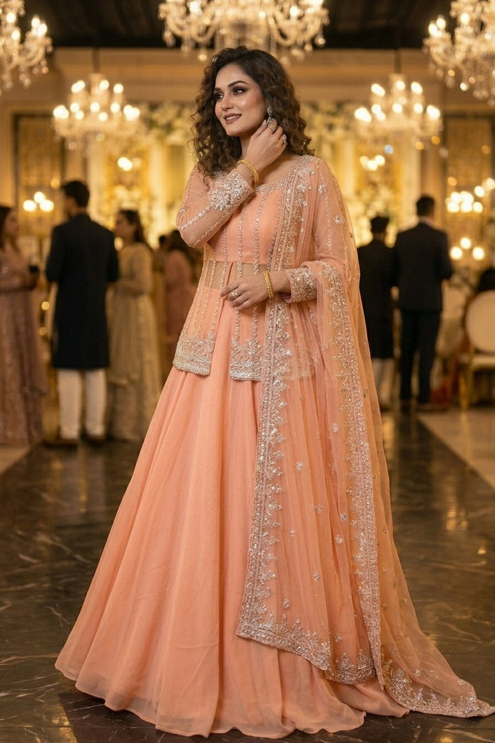 Crystal Radiance Designer Sharara Set