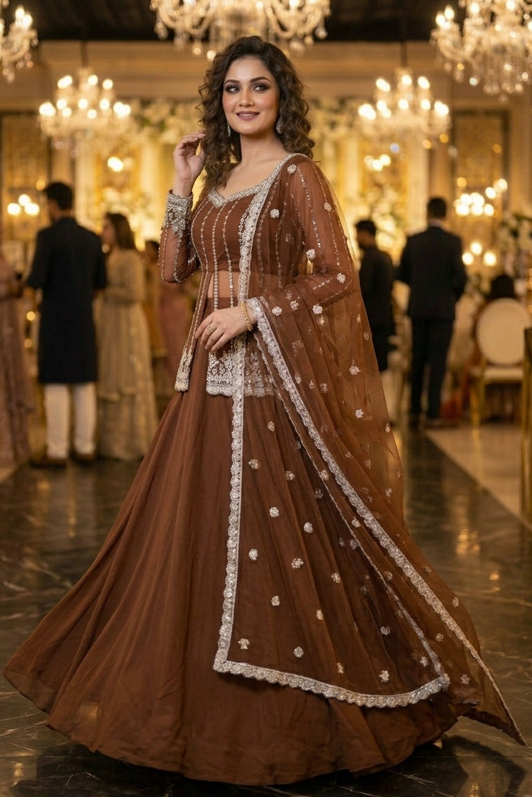 Crystal Radiance Designer Sharara Set