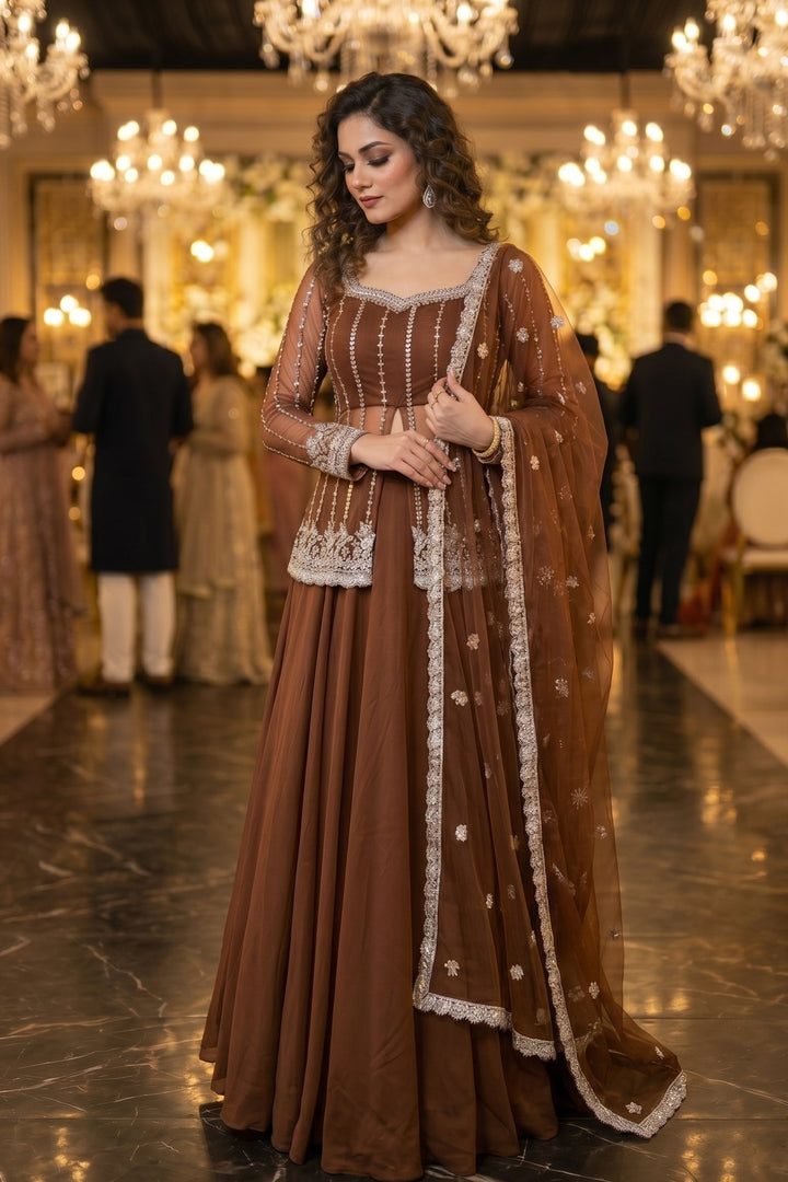 Crystal Radiance Designer Sharara Set