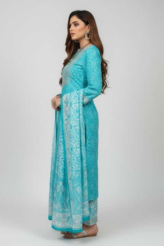 Jaipur Gulnar Kurti Set