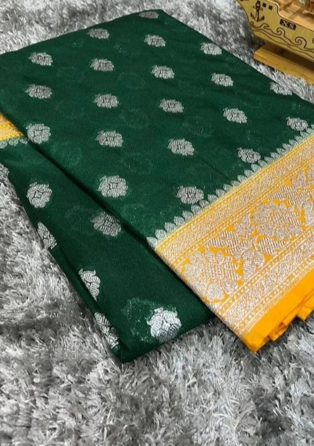 Banarasi Semi Katan Light Silk Saree