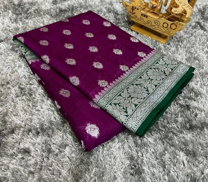 Banarasi Semi Katan Light Silk Saree