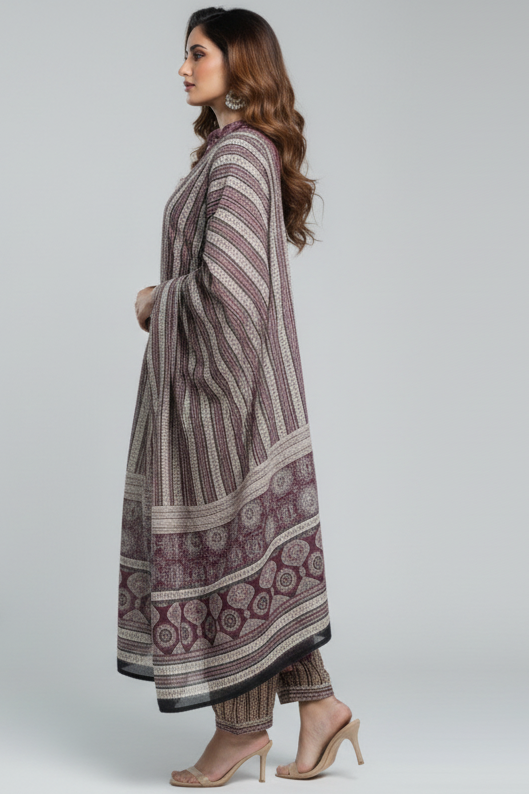 Ajrakh Suit Set