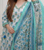Designer White Spring Jaipuri Afghani Kurti Set