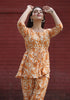 Extroverted Orange Smarty Co-Ord Set