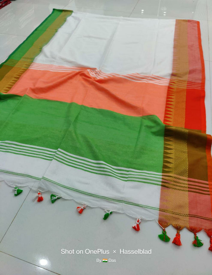 Independence Day Saree ( I Love My India)