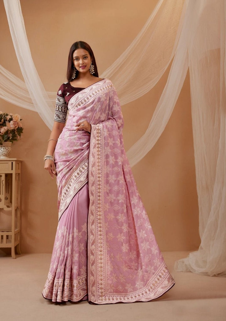 Showstopper soft georgette Fancy saree