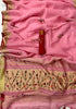 Arty-Crafty Pure Hand Embroidered Linen Saree