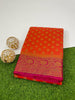 Inspiring Orange  Banarasi Semi Georgette Saree