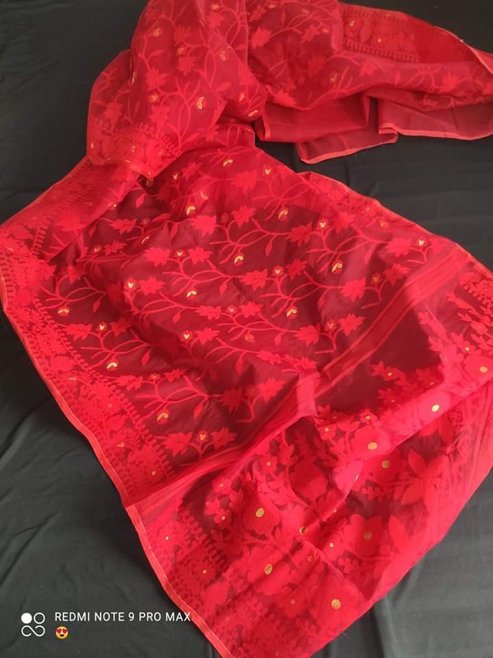 Baisakhi Mon Luxurious Dhakai Jamdani Saree