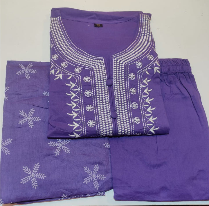 Just Like Orchid Jaipur Kurti Set