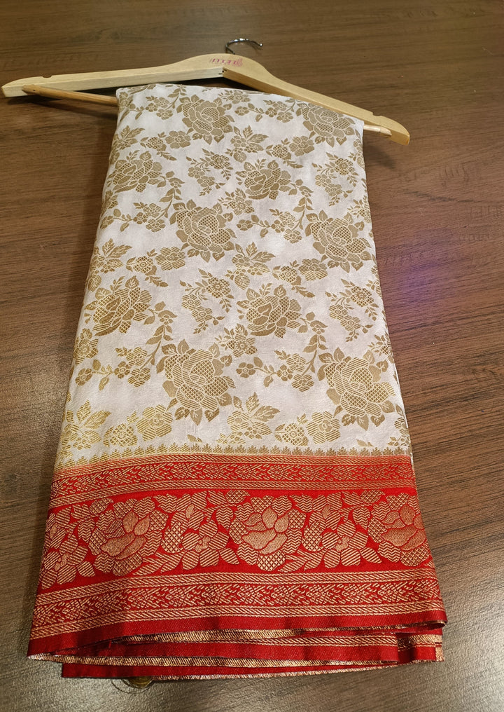 Preciously Kept In Georgette (Banarasi Silk)Saree