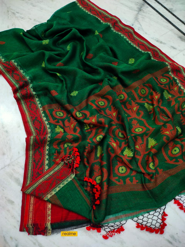 Fabulous Jayshree LInen Banarasi Saree