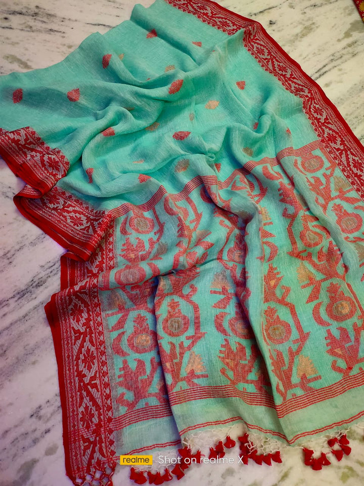 Fabulous Jayshree LInen Banarasi Saree