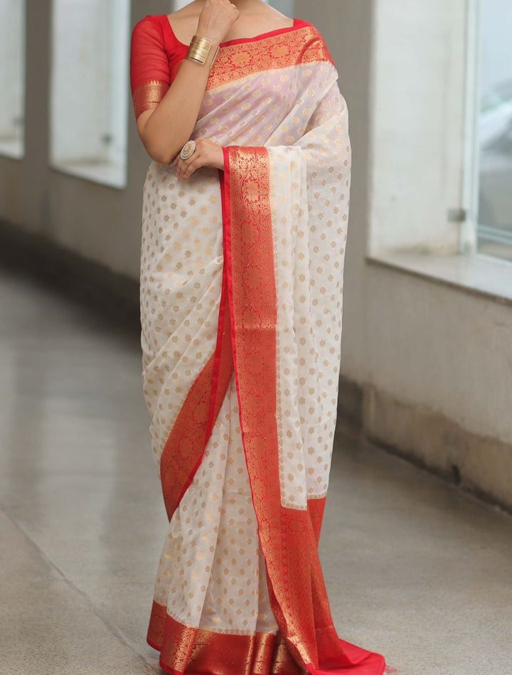 Crimson Glory Banarasi  Saree