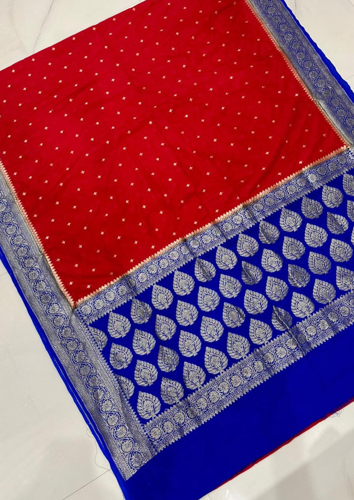 Banarsi semi katan silk Saree