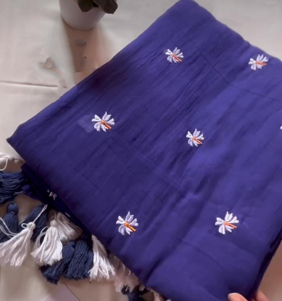 Bengal Shiuli khadi Saree