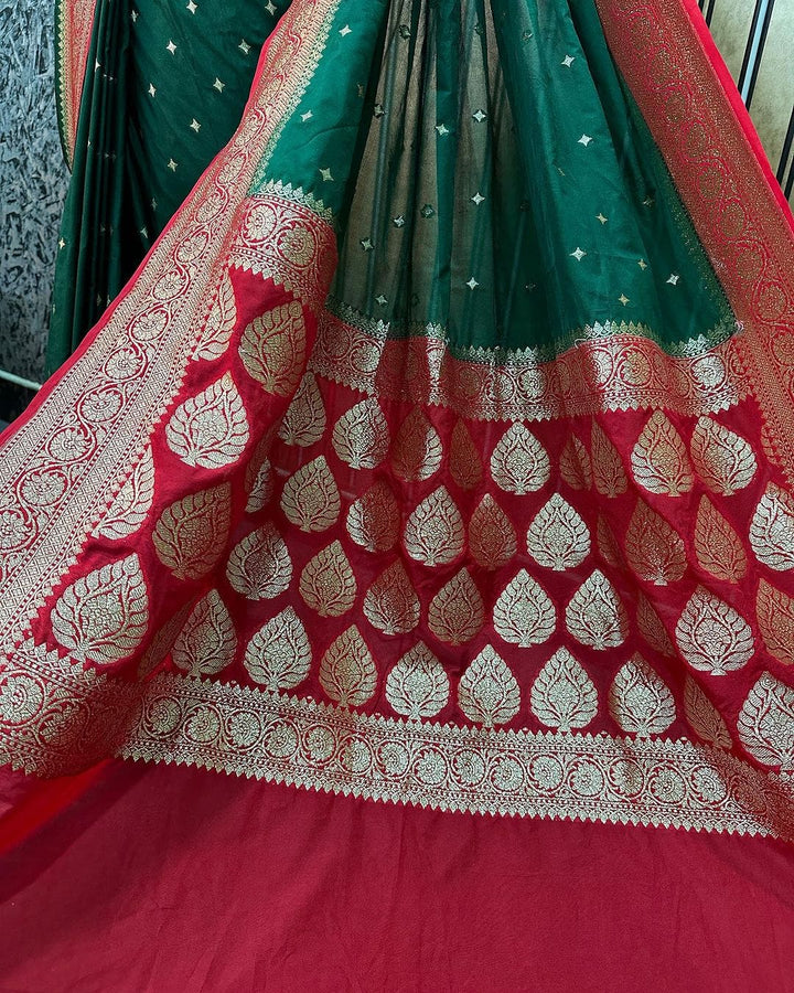 Banarsi semi katan silk Saree