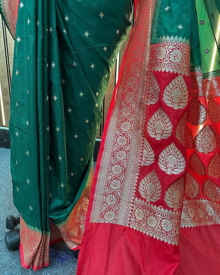 Banarsi semi katan silk Saree