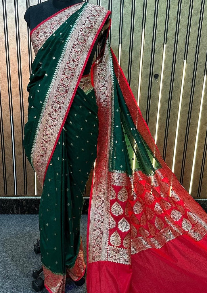 Banarsi semi katan silk Saree