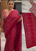 Perfect Choice - Karvachauth Red Designer Saree