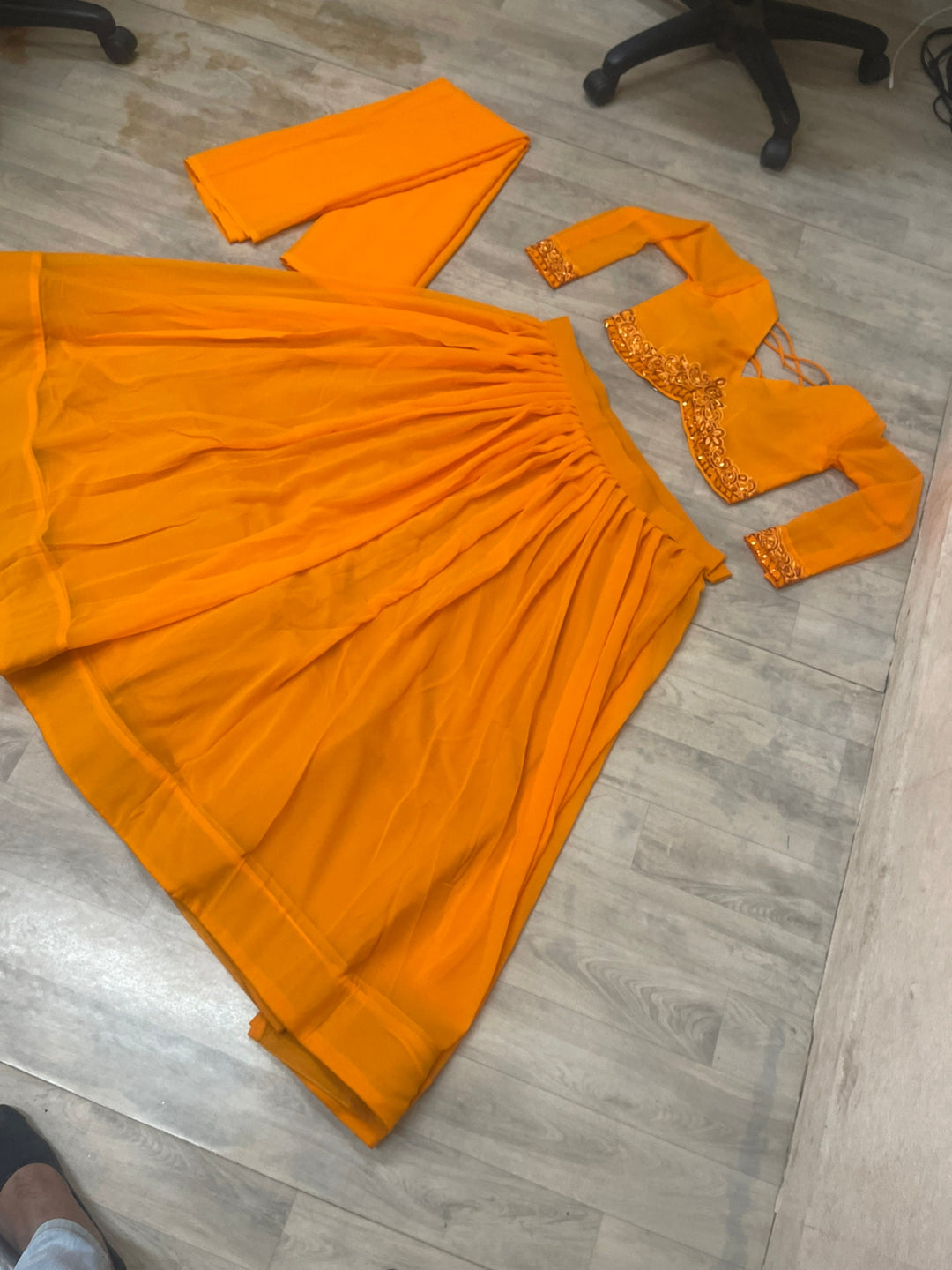 Mesmerizing Orange (Stitch-It-Your-Way Edition) Lehenga Choli