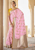 Miss Pink Rich Dola Silk Banarasi Saree