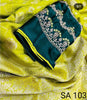 Purest Yellow Rich Dola Silk Banarasi Saree