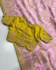 Misti Lovable Pink Rich Muga Silk Banarasi Saree ( Edition 2)