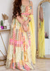 Blooming Daffodil Designer Gown Set