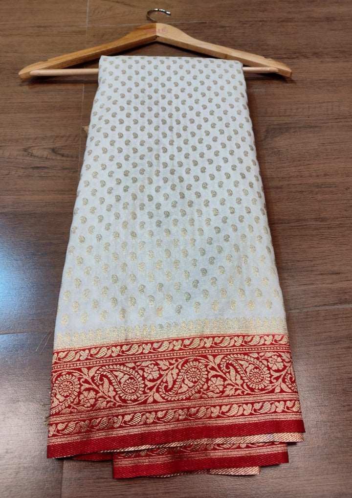 Preciously Kept In Georgette (Banarasi Silk)Saree