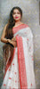 Pavitra - A Special White  Red Saree