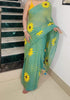Cheerful Sunflower - Pure Khadi Cotton Sareee